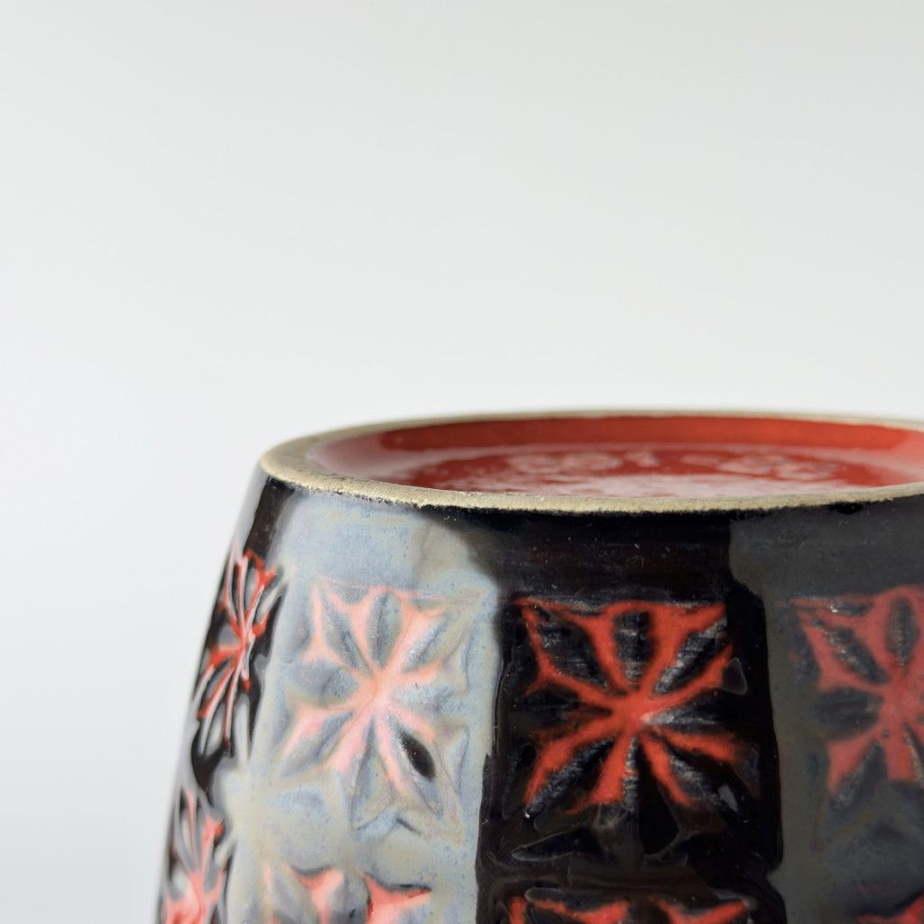 西ドイツ Fat lava ヴィンテージ scheurich シューリッヒ フラワー