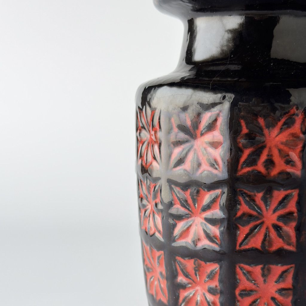 西ドイツ Fat lava ヴィンテージ scheurich シューリッヒ フラワー