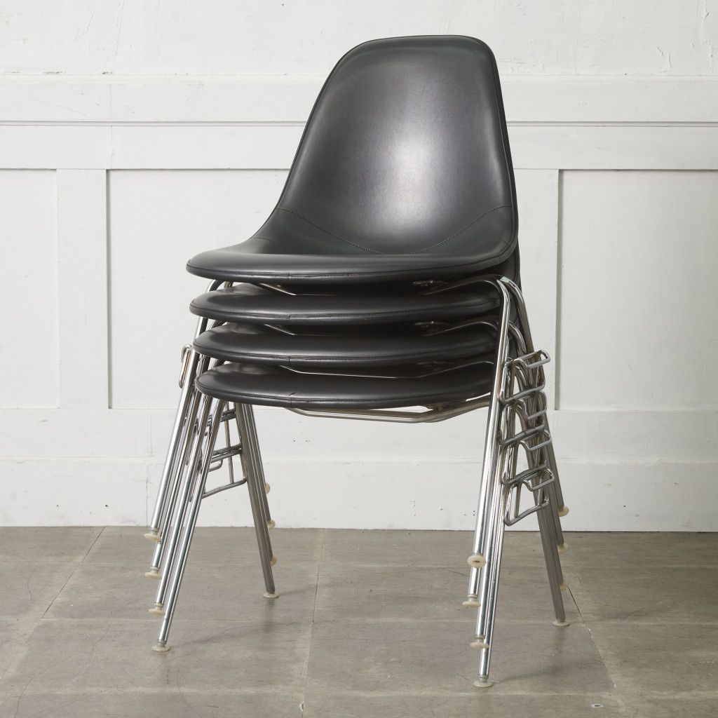 2/2 イームズ　スタッキングベース　サイドシェルチェア　ハーマンミラー Herman Miller イームズ サイドシェルチェア ヴィンテージ