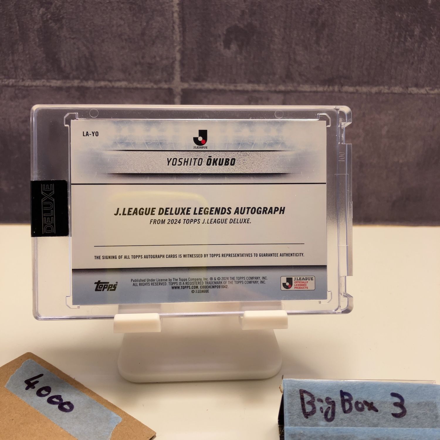 2024 Topps 大久保嘉人 Yoshito Okubo 14/75 直筆サインカード