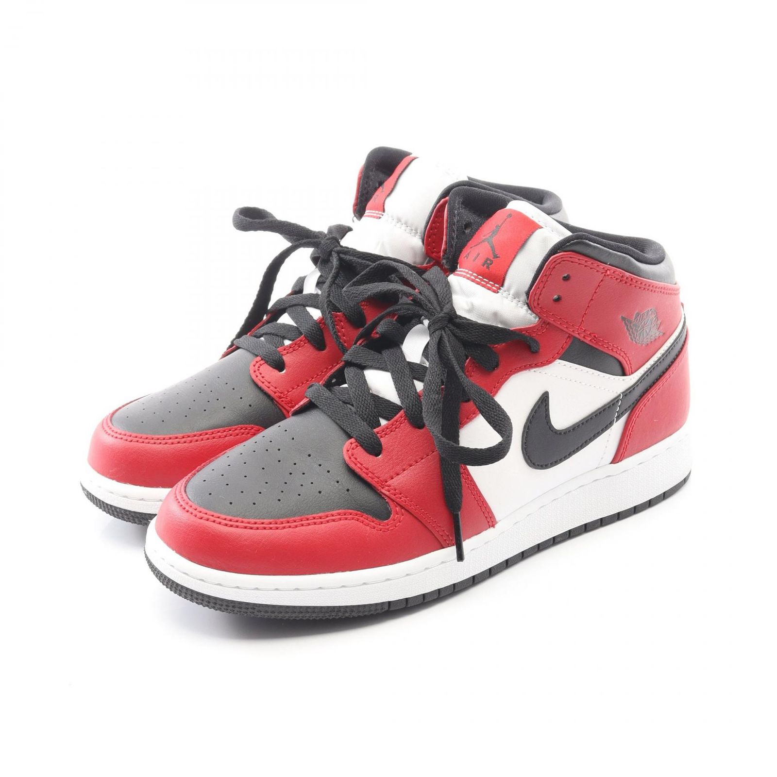 NIKE ナイキ AIR JORDAN 1 MID GS CHICAGO キッズ スニーカー - メルカリ