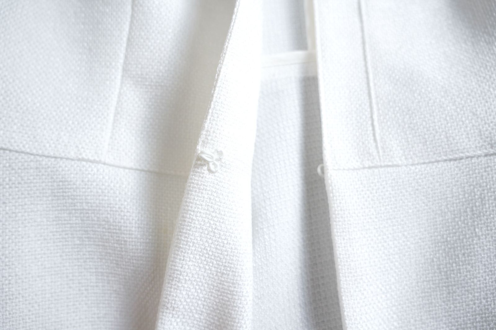 116t*美品 ANAYI アナイ ノーカラージャケット 38 M ホワイト - メルカリ