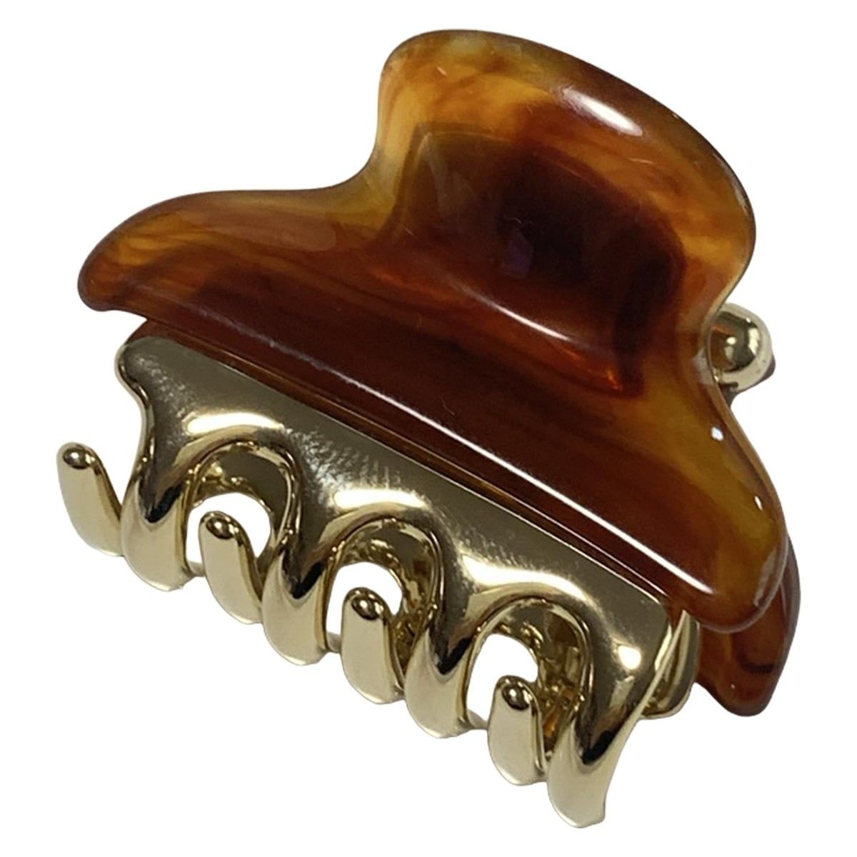 acca(アッカ) アクセサリー - ブラウン×ゴールド ヘアクリップ - メルカリ