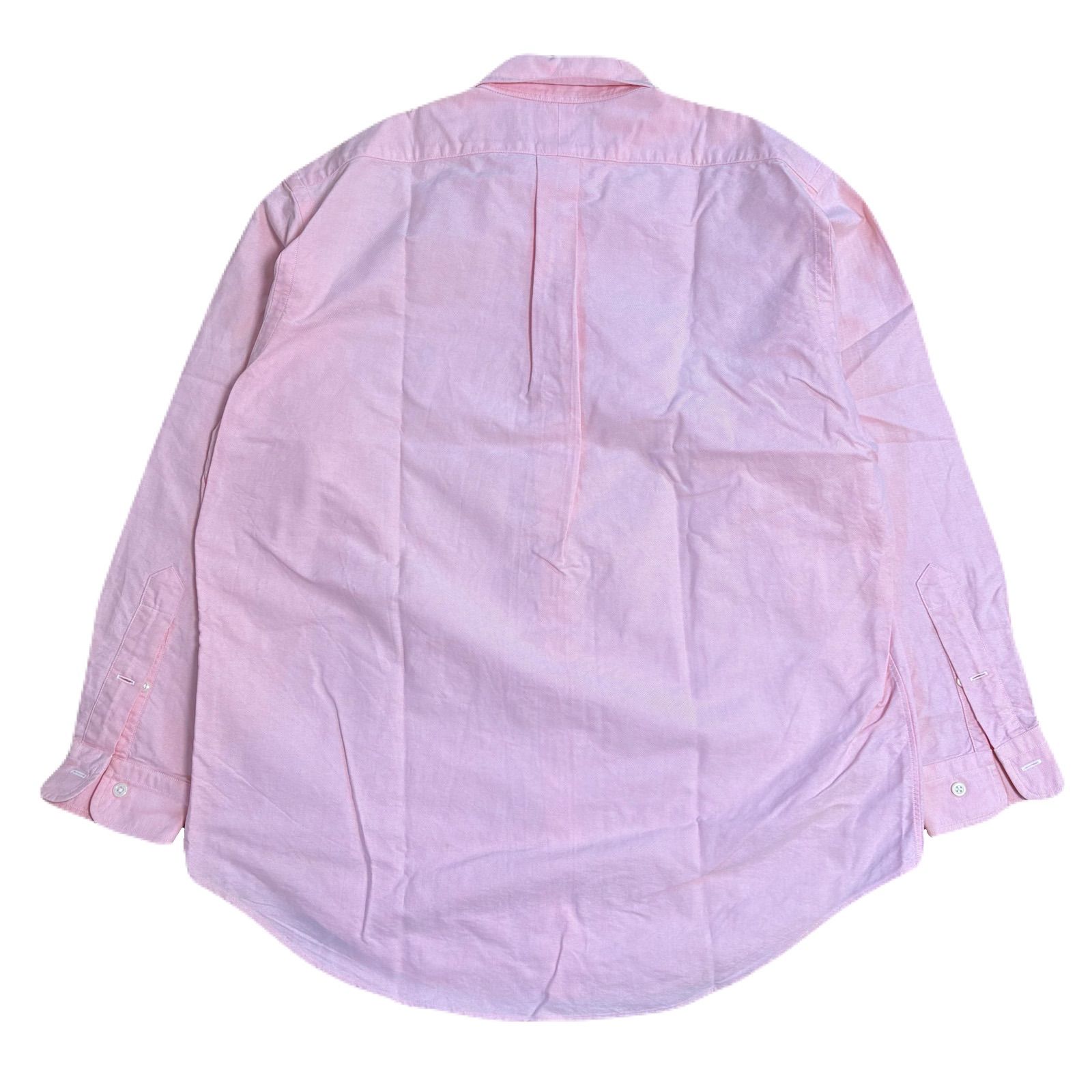 ラルフローレン シャツ 長袖 ピンク 41-84 Lサイズ ワンポイント 刺繍