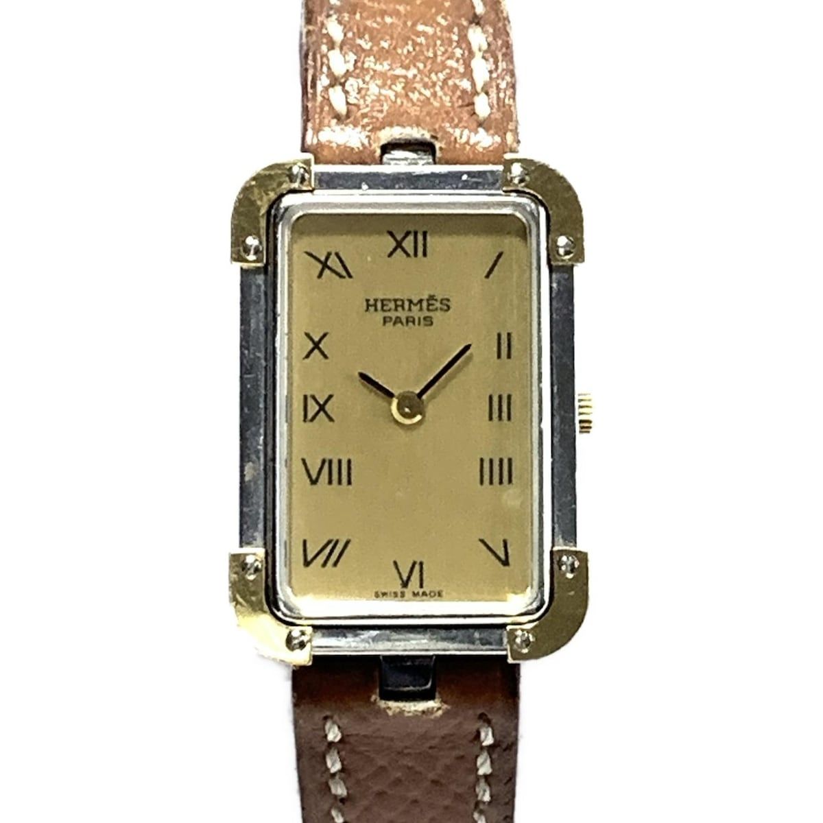 HERMES(エルメス) 腕時計 クロアジュール CR1.240 レディース ゴールド 