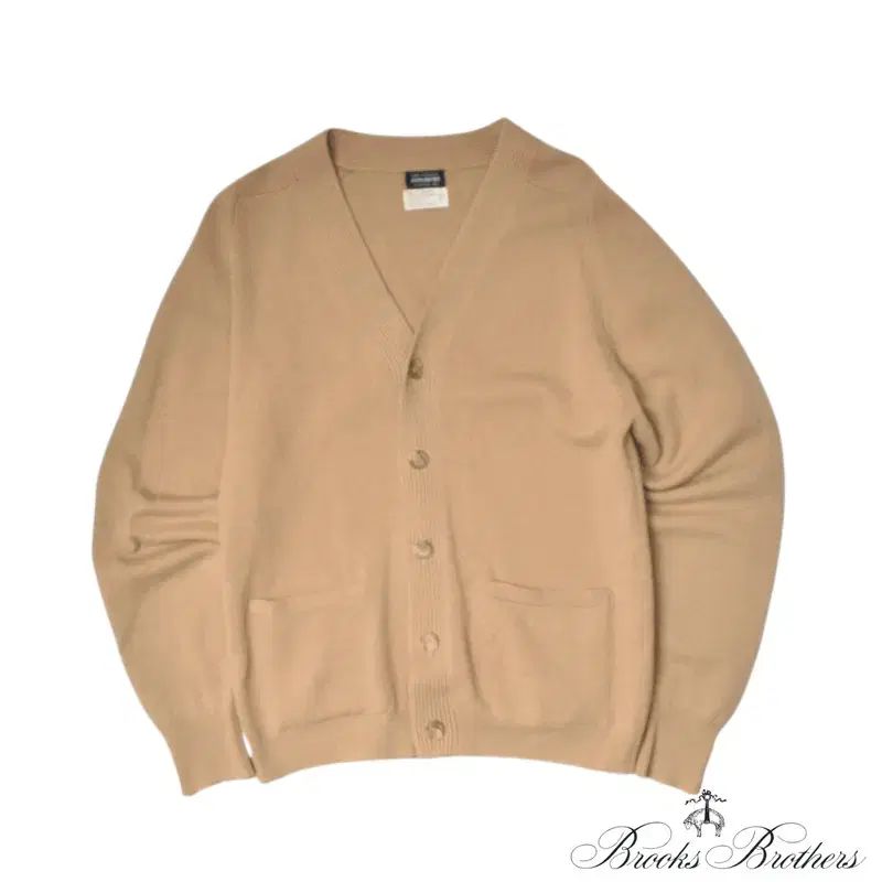 80S ブルックス・ブラザーズ ラムウール100 ウールニット カーディガン