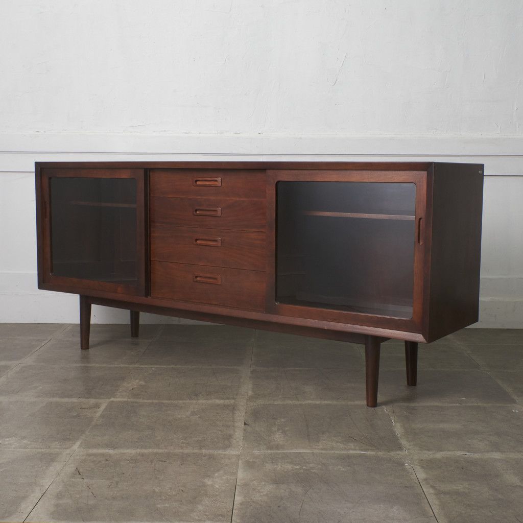 ヴィンテージ オールドカリモク サイドボード 180cm オールドカリモク ヴィンテージ サイドボード ウォールナット 収納