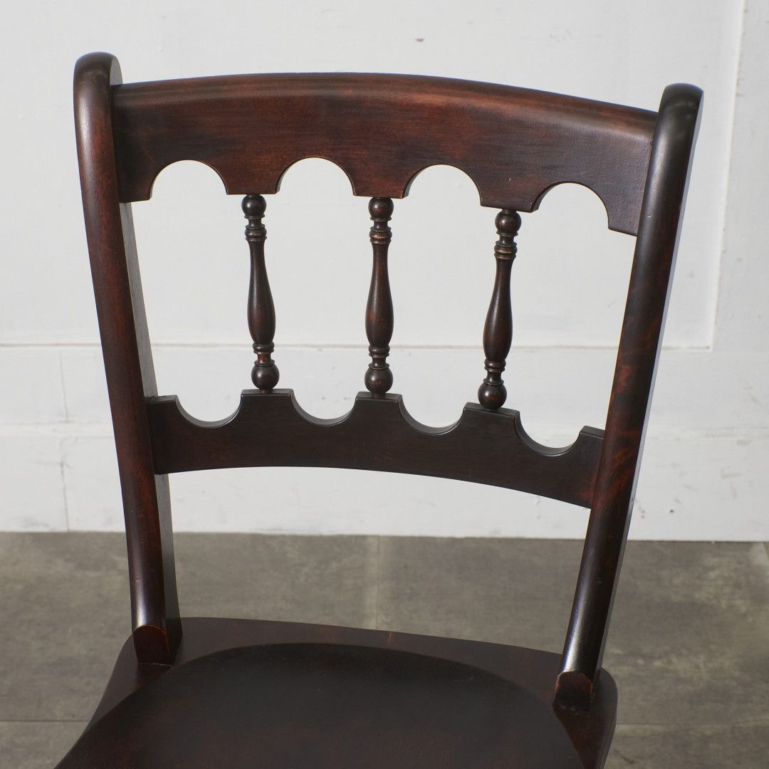 アンティーク 松本民芸家具 B型ワイコムチェア ミズメザクラ材 古家具 無垢材 定価10万 松本民芸家具 #49A型 ワイコムチェア ミズメザクラ 無垢材