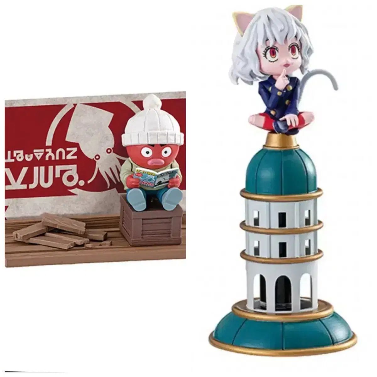 まとめ) 未開封 HUNTER×HUNTER ネフェルピトー イカルゴ デスクトップ 