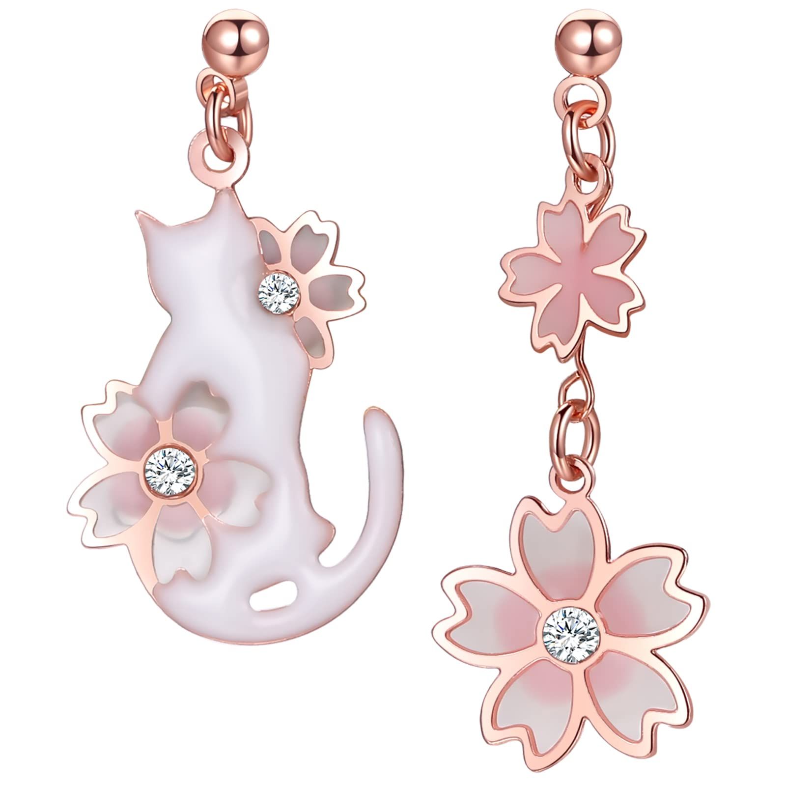 OIDEA ノーンホール イヤリング フェークピアス 穴なし 左右非対称