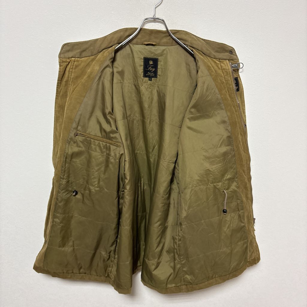 Fay】 ファイヤーマンタイプ コーデュロイジャケット フック 無地 S