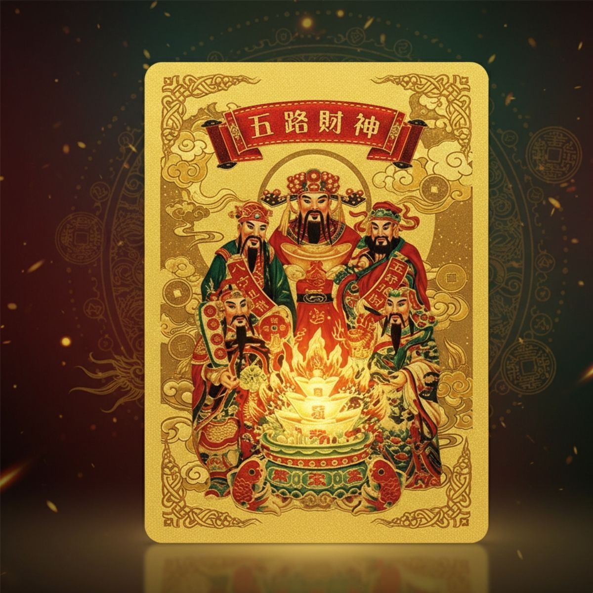 金運 開運 護符 お守り カード ゴールド 金運アップ 財運 縁起物 商売