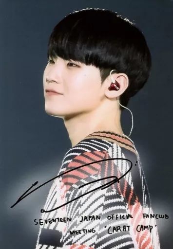 中古】生写真(男性) SEVENTEEN/WOOZI(ウジ)/ライブフォト・印刷サイン