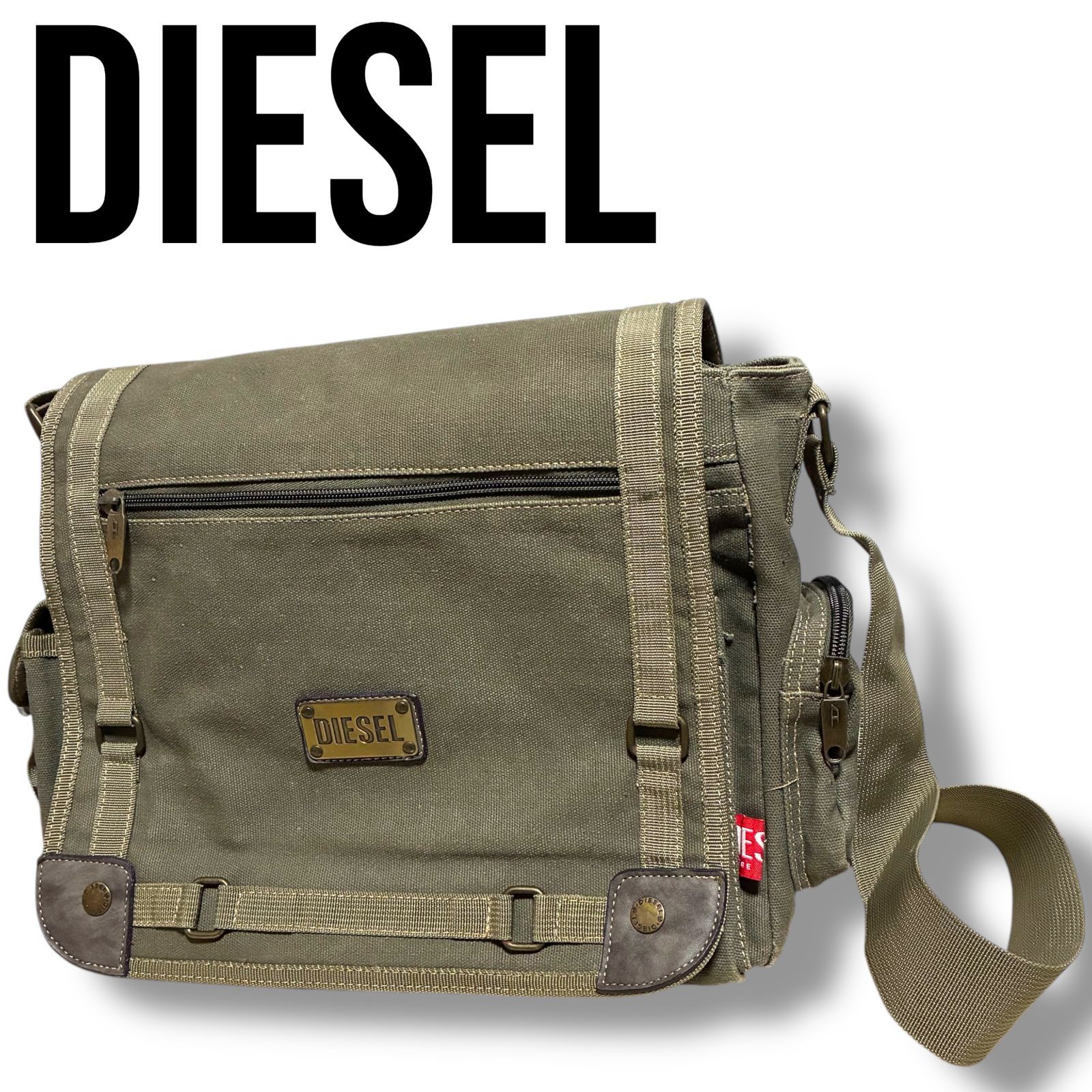 DIESEL ディーゼル グリーン カーキ メンズ バッグ ショルダーバッグ