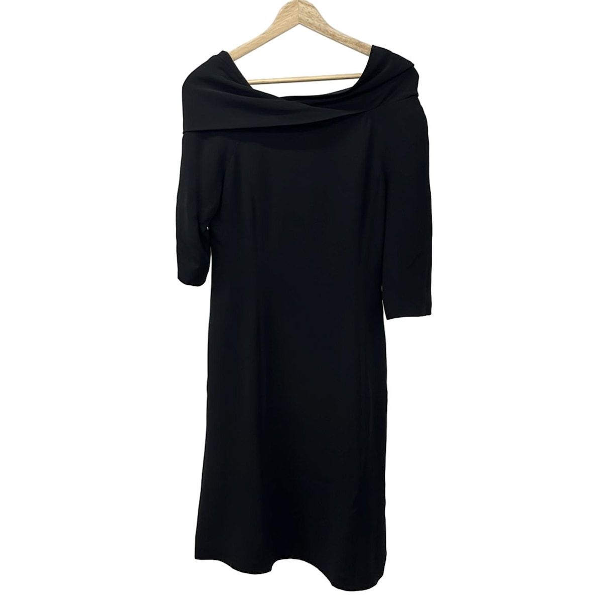 AGNONA(アニオナ) ワンピース サイズ42 L レディース美品 - 黒 七分袖  