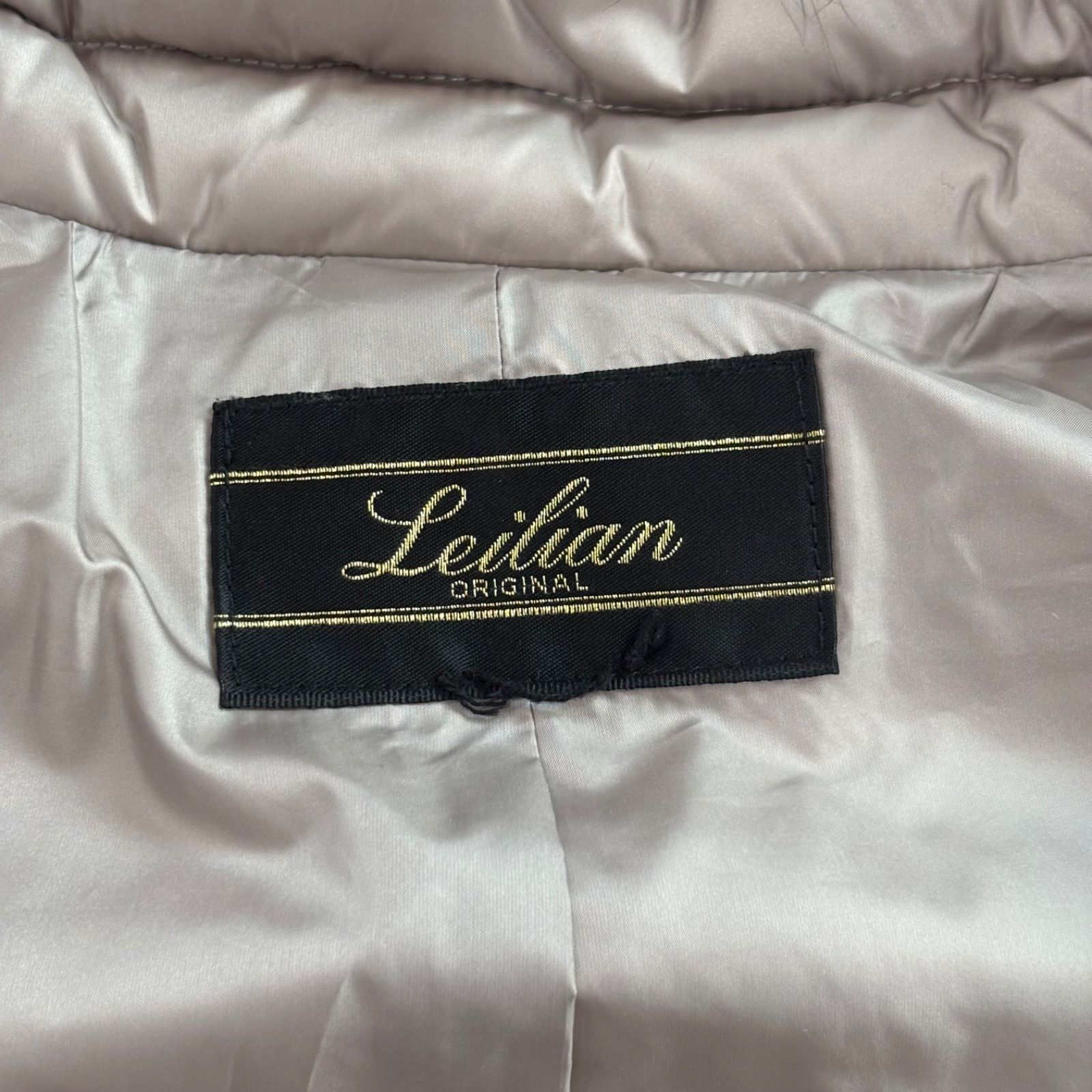 leilian レリアン フォックスファーダウンコート グレー レディース 13