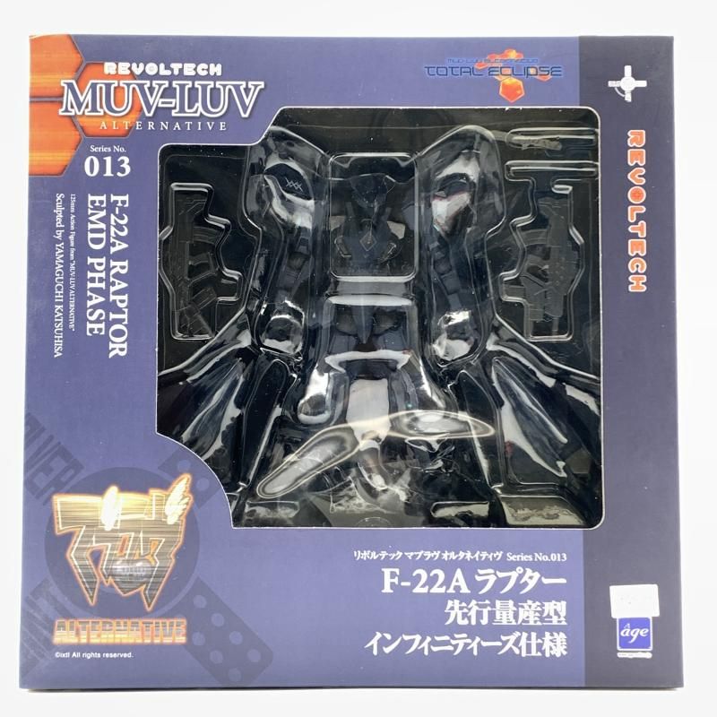 Revoltech Raptor 【二手】REVOLTECH MUV-LUV ALTERNATIVE No.013 F-22A Raptor 先行量產型 INFINITY'S ...