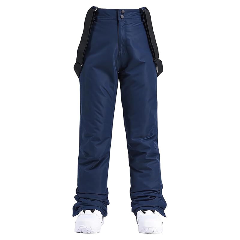 【新品】 [MORGEN SKY] スノーボード ウェア スキーパンツ スキーウェア スノーパンツ メンズ レディース 男女兼用 防寒ズボン サスペンダー付き アウトドア サイズ調整可能 雪遊び 登山 撥水 