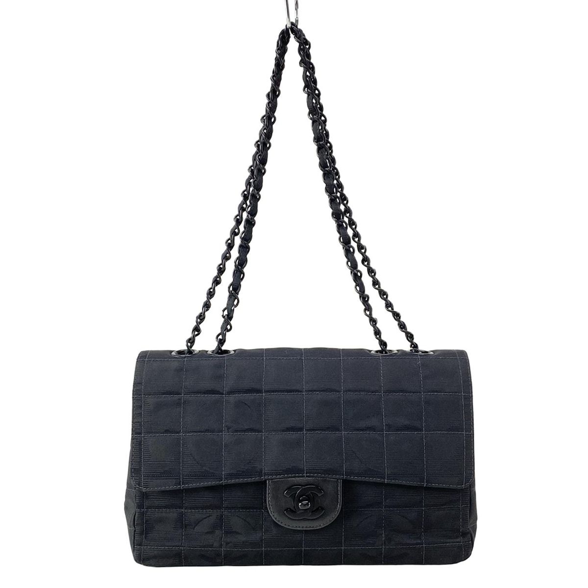 CHANEL(シャネル) ショルダーバッグ ニュートラベルライン/チョコバー