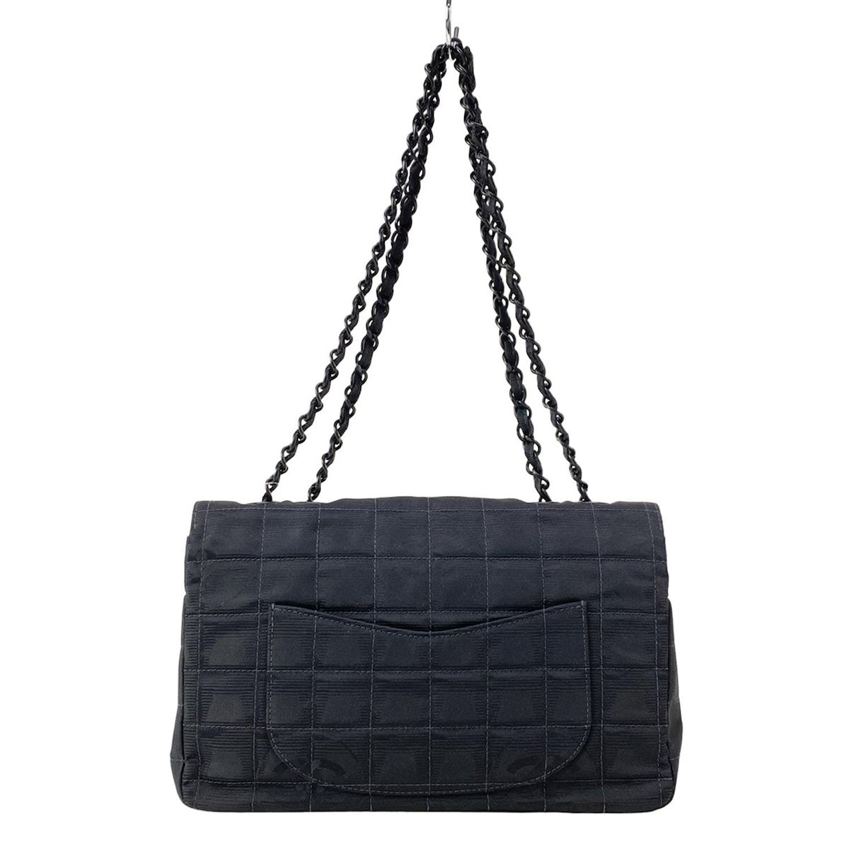 CHANEL(シャネル) ショルダーバッグ ニュートラベルライン/チョコバー