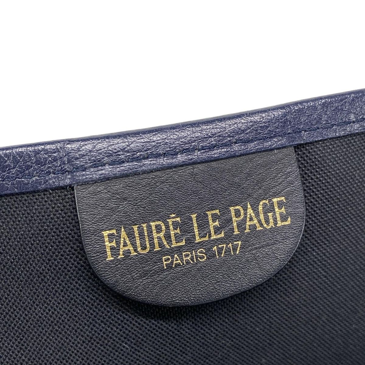 FAURE LE PAGE(フォレルパージュ) トートバッグ - ダークネイビー