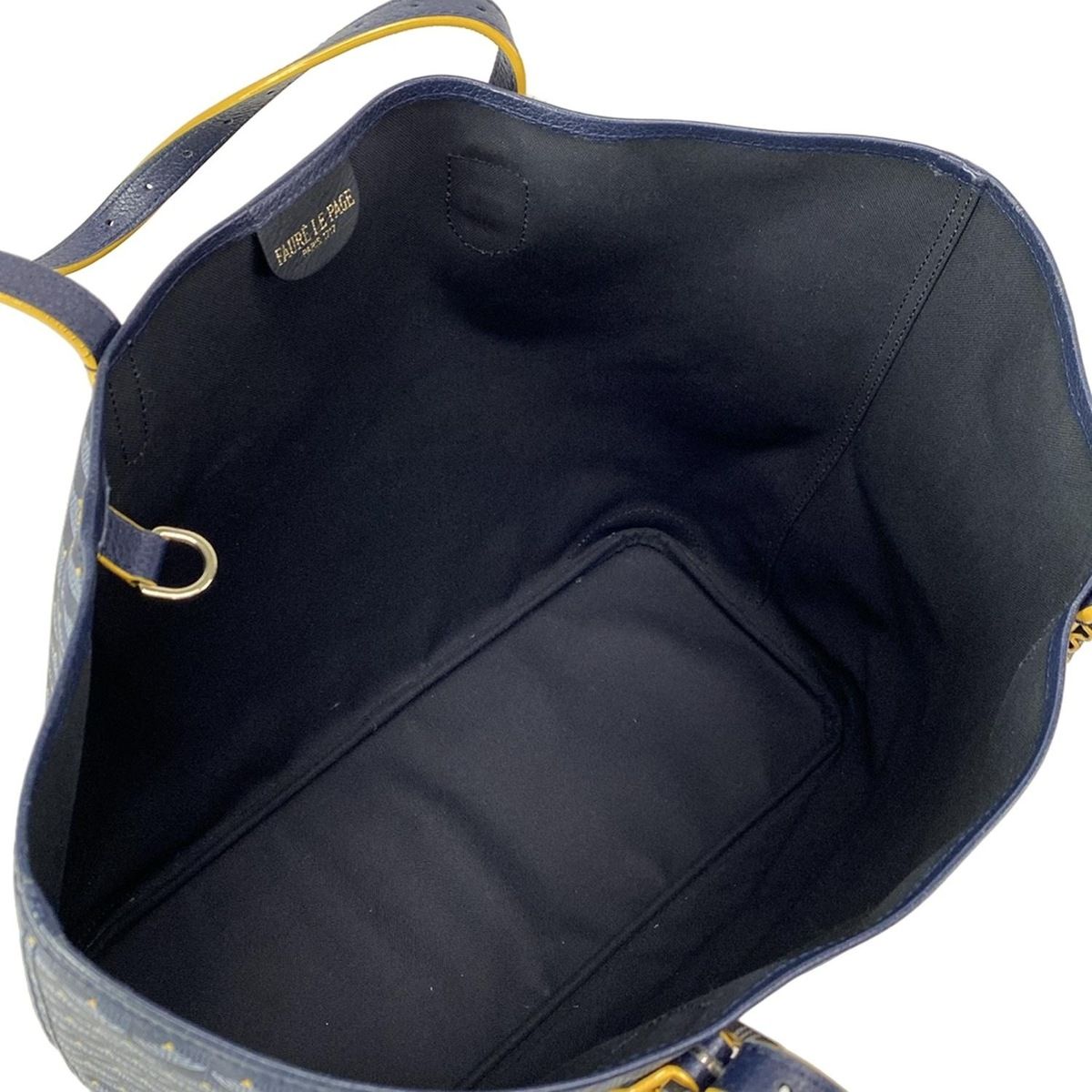 FAURE LE PAGE(フォレルパージュ) トートバッグ - ダークネイビー