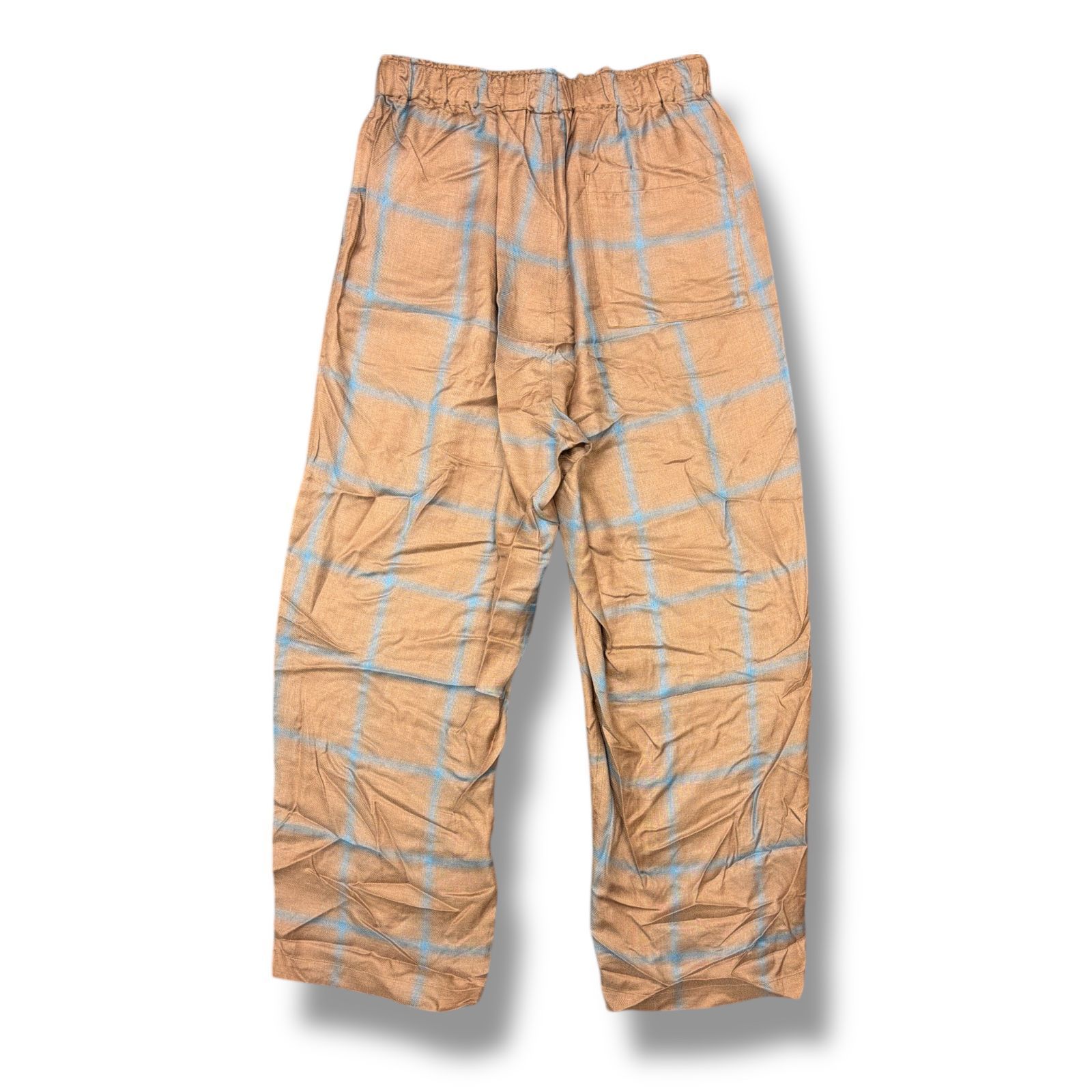 パンツ YOKE 24AW 参考上代39600円 未使用 YOKE 24AW RAYON WOOL OMBRE PLAID EASY PANTS