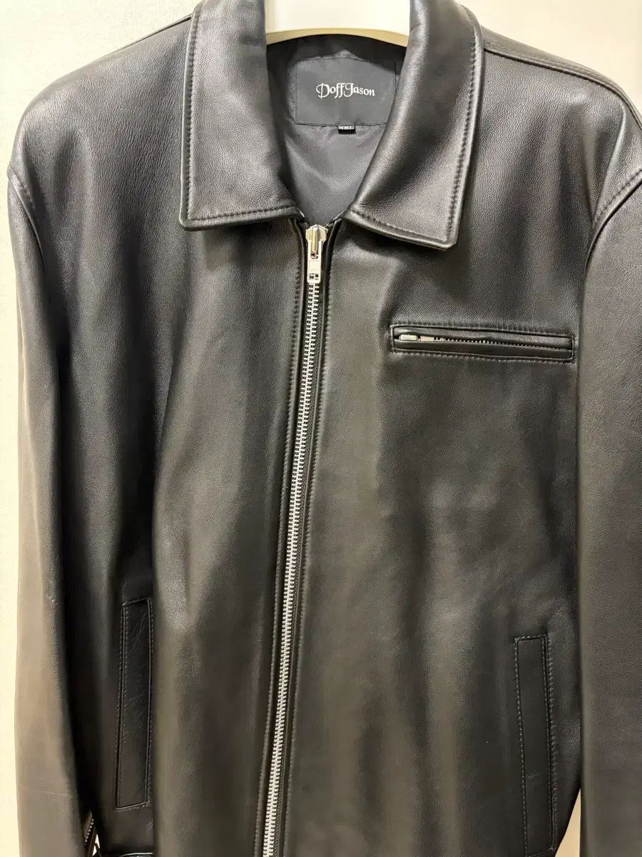 XXL)DOFFJASON ラムスキン シングルジャケット ブラック - メルカリ