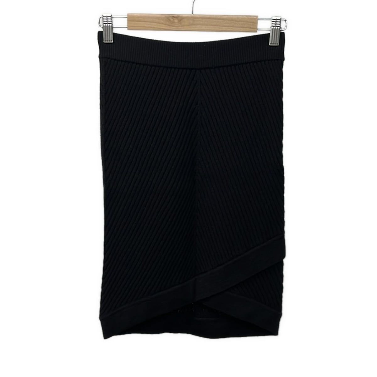 CHANEL(シャネル) スカート サイズ38 M レディース - P34346 黒 ひざ丈