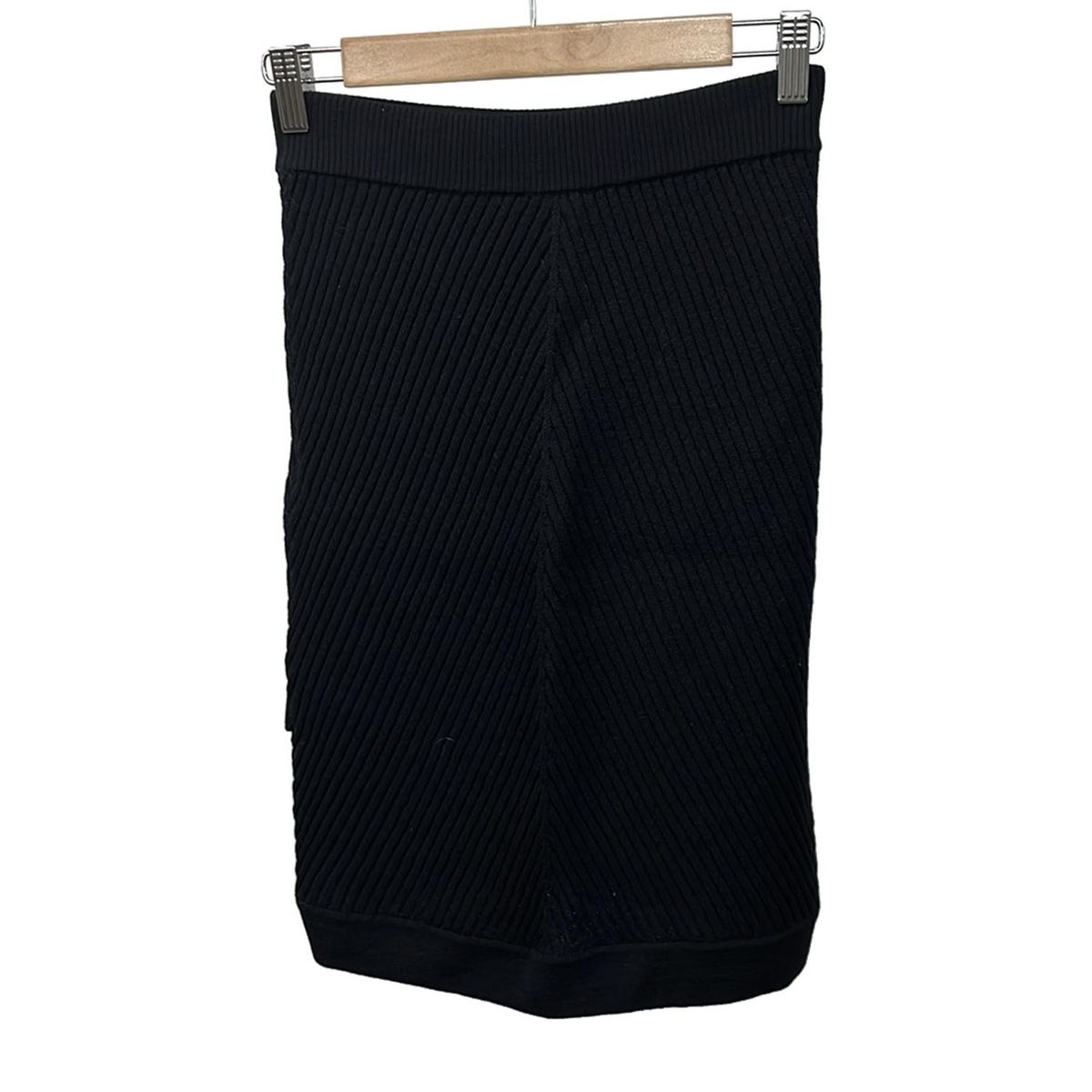 シャネル　スカート　38 CHANEL（シャネル） 金ボタン ツイード ひざ丈 スカート 38 黒