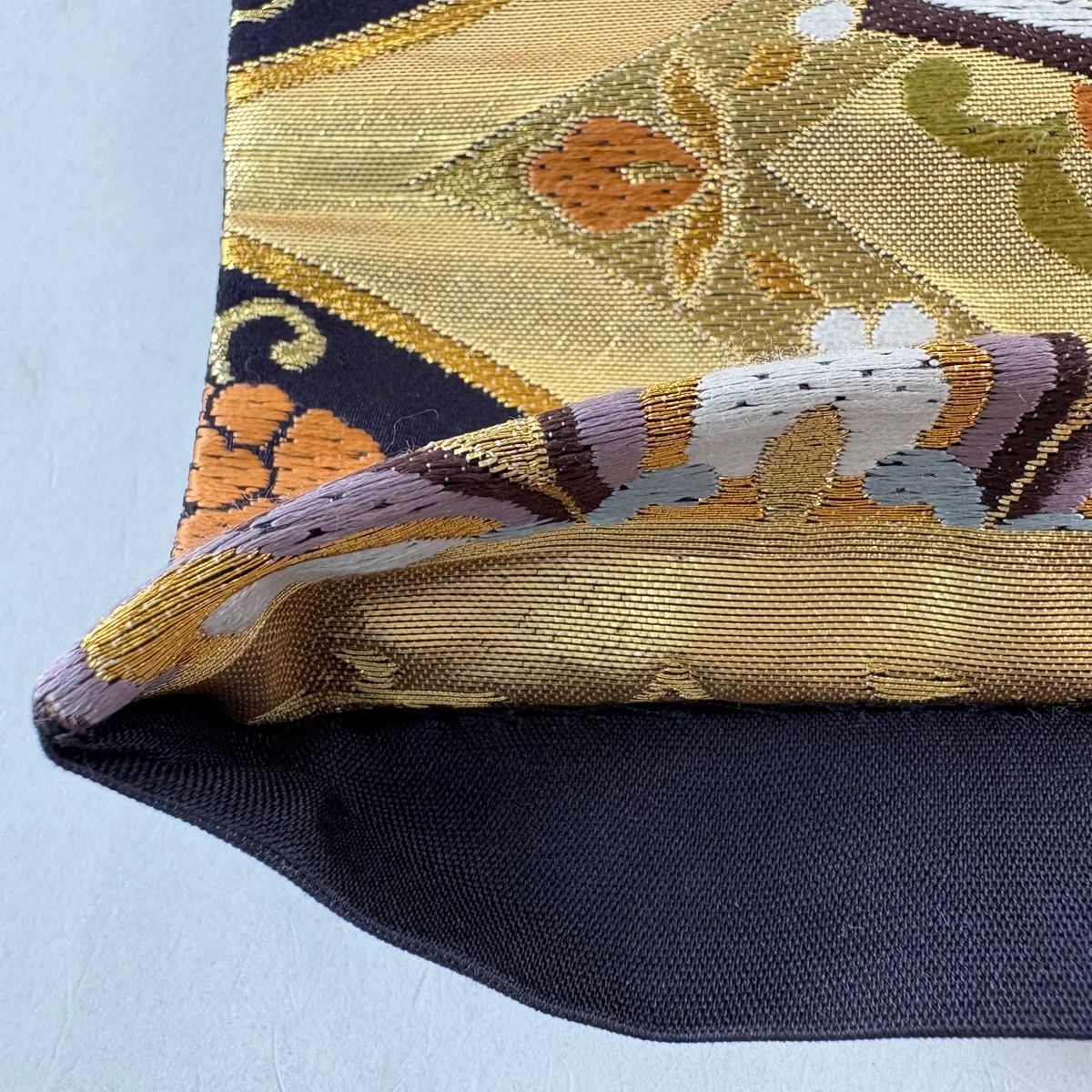 正絹 2WAY袋帯 【金華山 七宝 刺繍】　No.1770 正絹 2WAY袋帯 【金華山 七宝 刺繍】 No.1770 - メルカリ