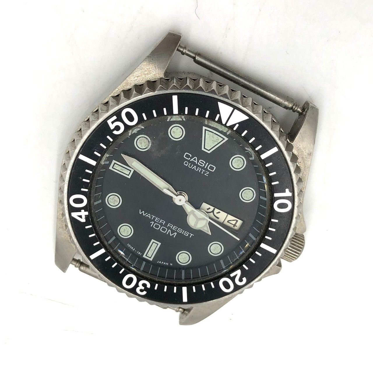 非稼働】希少 カシオ FS-10 フィルムウォッチ デジタル 腕時計 黒 