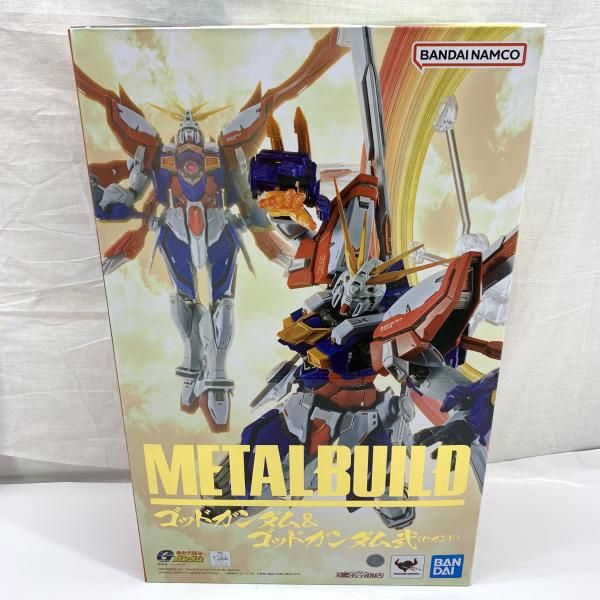 中古】未開)METAL BUILD ゴッドガンダム＆ゴッドガンダム弐(セカンド