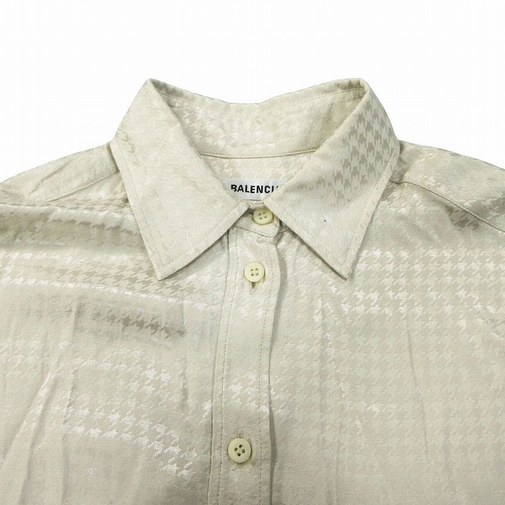 BALENCIAGA バレンシアガ 千鳥格子 ハウンドトゥース柄 オーバーサイズ