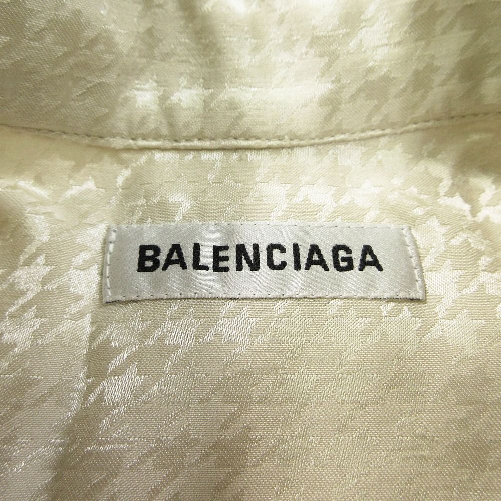BALENCIAGA バレンシアガ 千鳥格子 ハウンドトゥース柄 オーバーサイズ