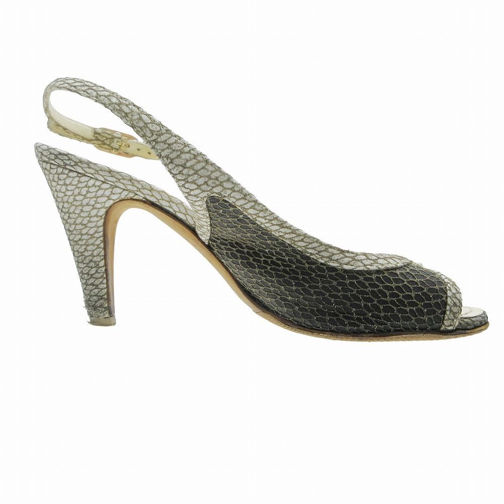 CHANEL シャネル パールココマークロゴ スリングバック サンダル