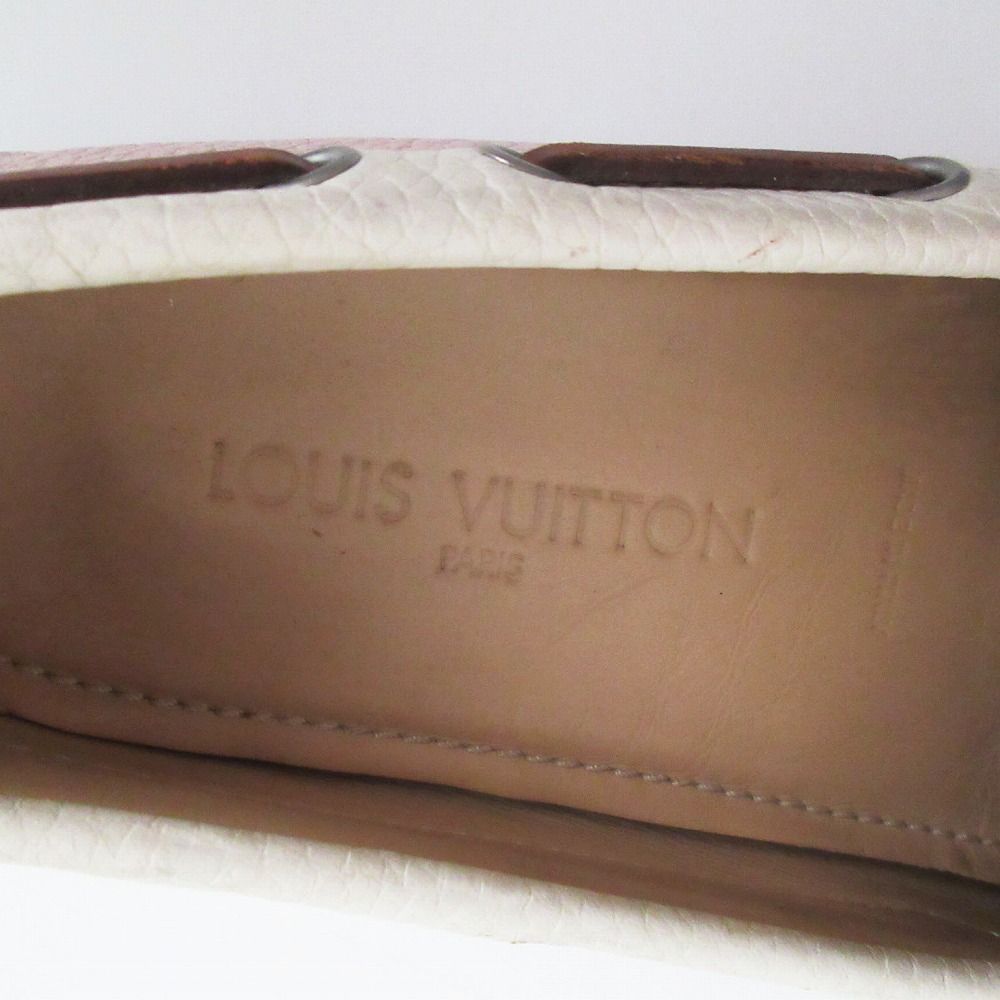 LOUIS VUITTON ルイヴィトン レザー デッキシューズ ドライビング