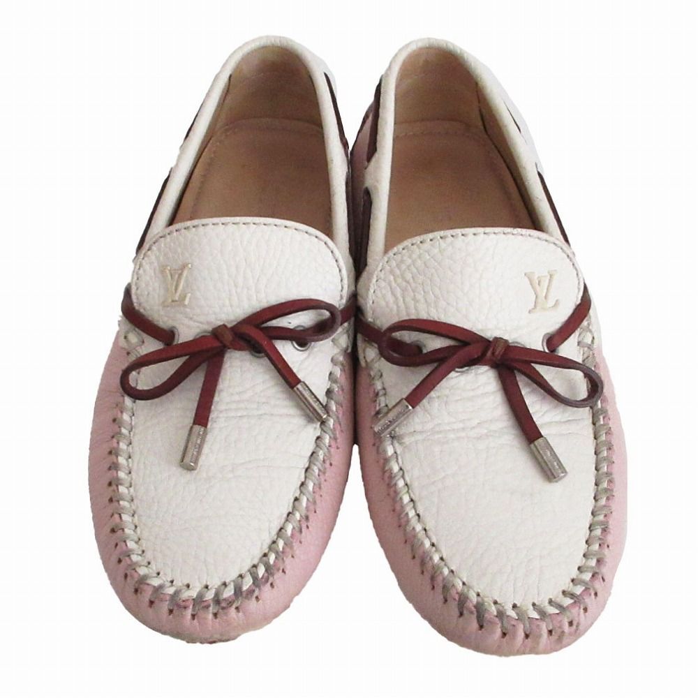 LOUIS VUITTON ルイヴィトン レザー デッキシューズ ドライビング