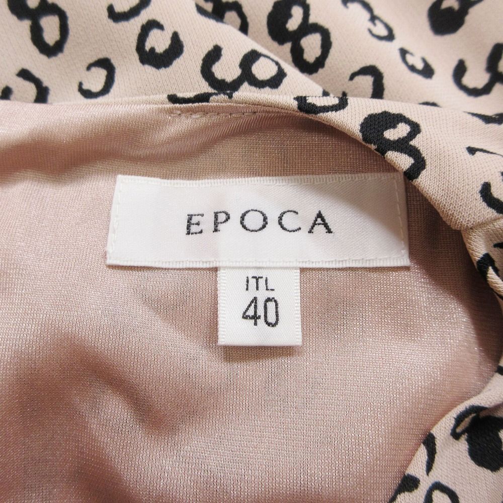 EPOCA エポカ ワンピース ドレス ノースリーブ ロング丈 タック