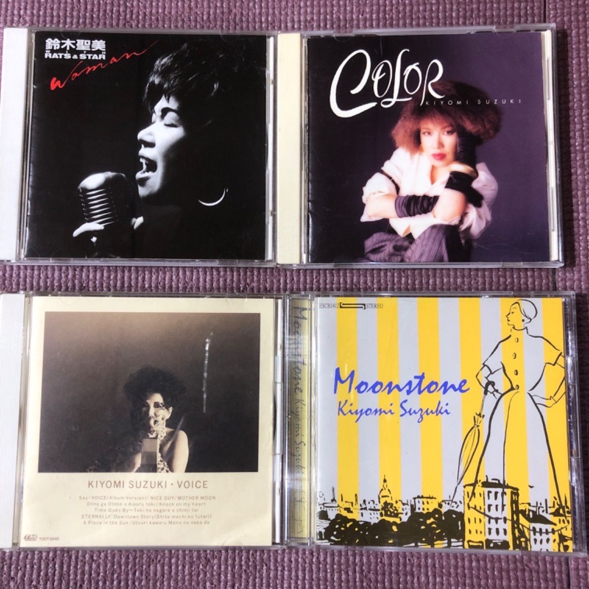 鈴木聖美アルバム4点 ?鈴木聖美with RATS ＆ STAR 『WOMAN』?ベスト 