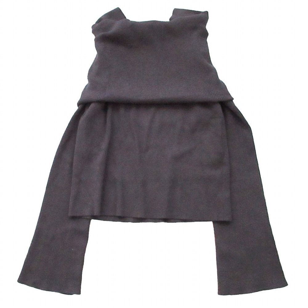 未使用 24AW Diagram ダイアグラム グレースコンチネンタル オフショルニットトップ 長袖 カットソー 0324343190 36 ブラック レディース 古着 中古 USED 40%OFFセール28,600円→17,160円】 グレースコンチネンタル｜GRACE