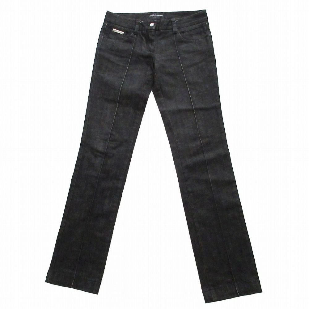 DOLCE&GABBANA ドルチェアンドガッバーナ バックロゴプレート デニム