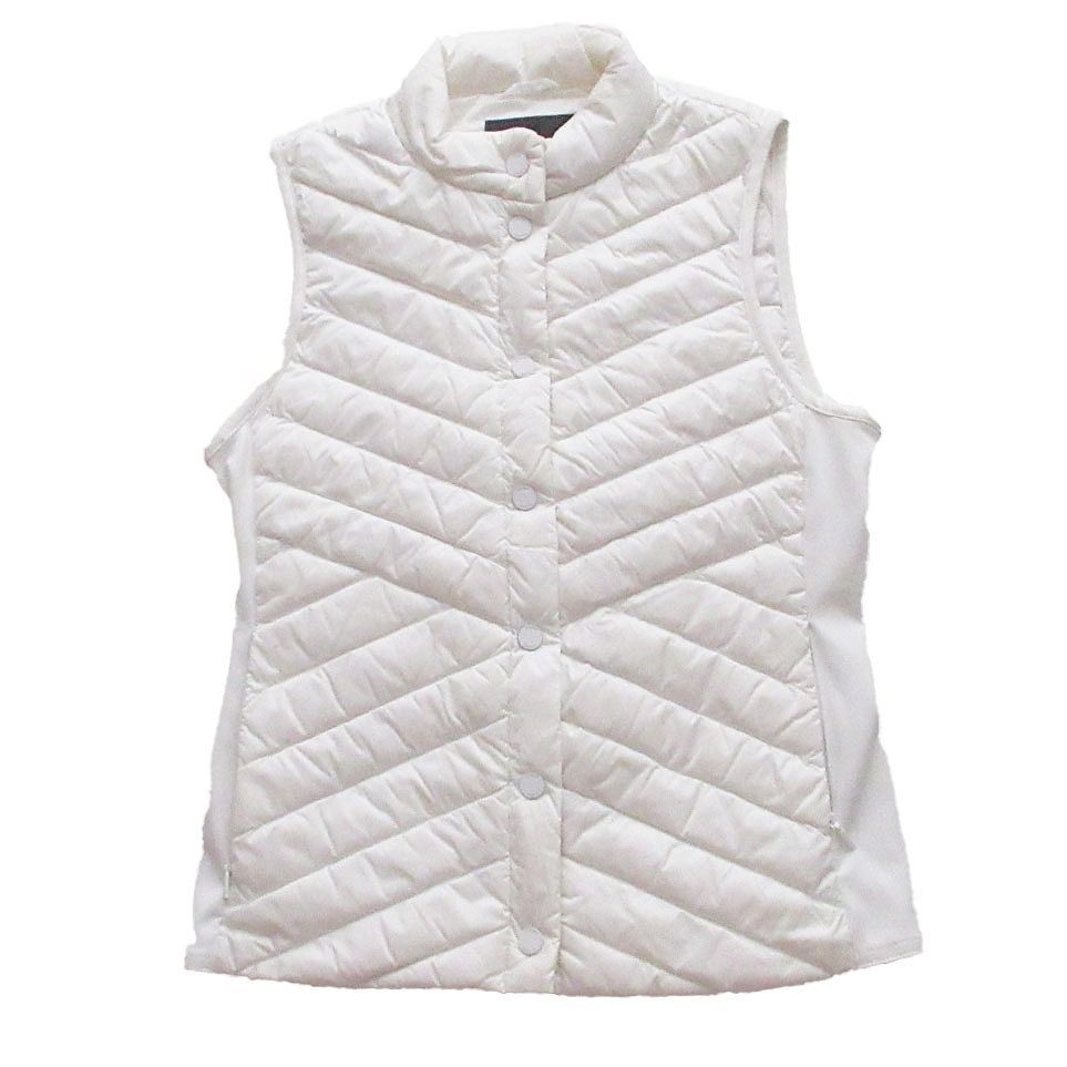 【白S】G/FORE ジーフォア ゴルフ レディース ダウンベスト G/FORE ジーフォア ゴルフウェア 軽量 ダウンベスト アウター XS