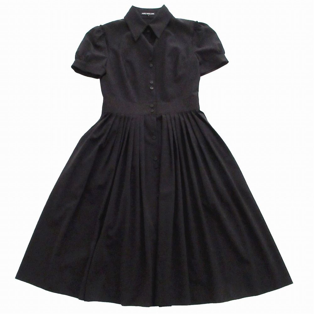 フォクシーニューヨーク　パフスリーブ FOXEY NEW YORK フォクシーニューヨーク フレアシャツワンピース