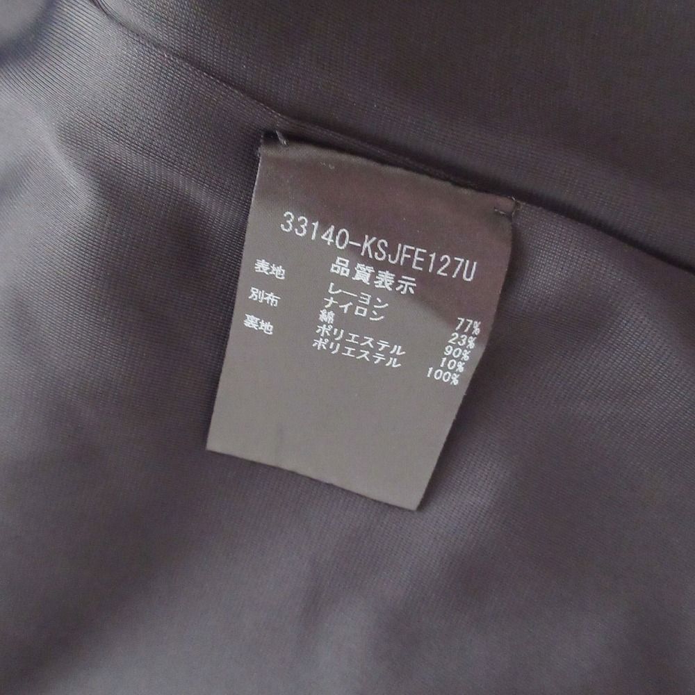 FOXEY フォクシー メッシュ切替 ノーカラージャケット 33140 ブラック