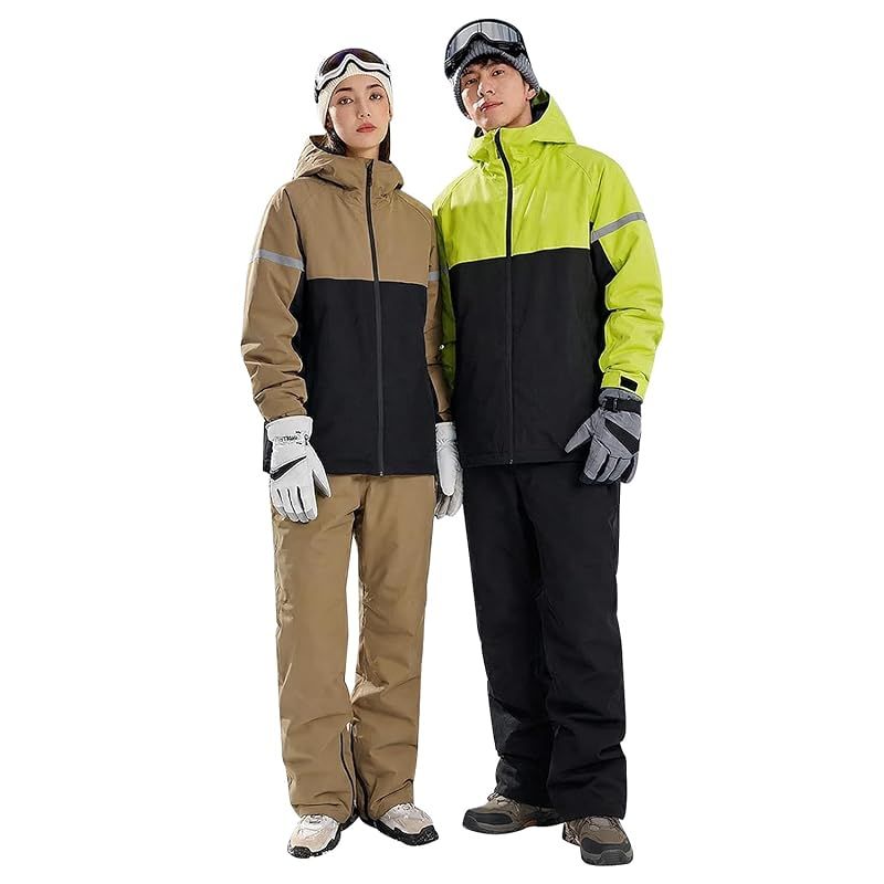 新品】 [PAFHL] スノーボードウェア 上下セット 中綿入り メンズ