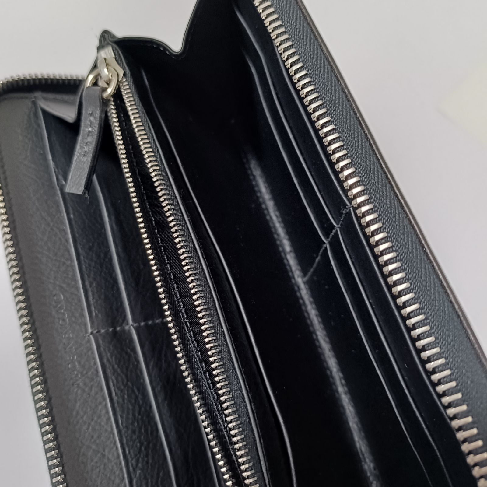 箱付未使用 SIMPSON LONDON シンプソン ロンドン ラウンドジップ 長