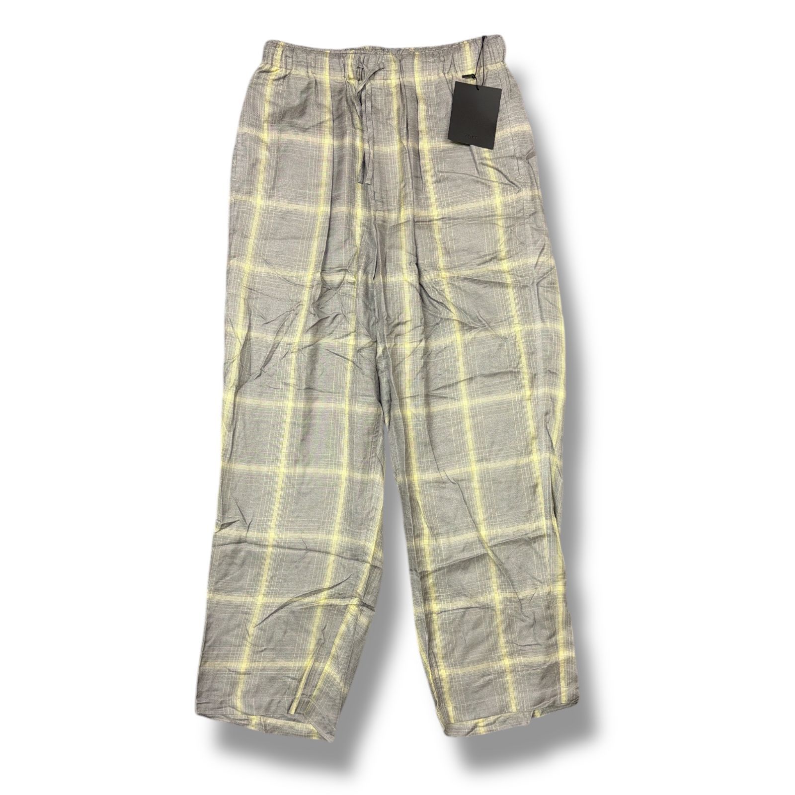 参考上代39600円 未使用 YOKE 24AW RAYON WOOL OMBRE PLAID EASY PANTS レーヨンウールオンブレプレイドイージーパンツ ヨーク YK24FW0792P グレー 2 （99068A5） 参考上代39600円 未使用 YOKE 24AW RAYON WOOL OMBRE PLAID EASY PANTS