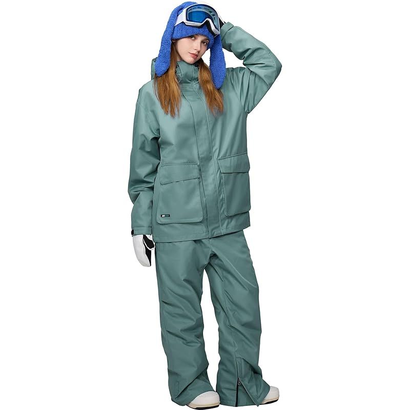 新品】 [アッシュグリーム] スノーボードウェア 上下セット 耐水圧