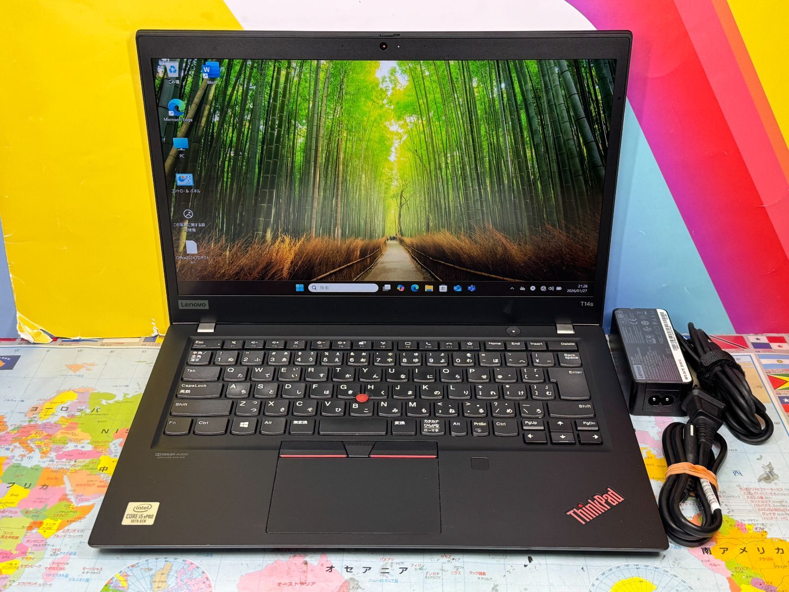 Office2024・美品 16GB レノボ T14s 第10世代 ノートPC 極美品 レノボ T14s 16GB 14型 ノートPC Office2024 - メルカリ